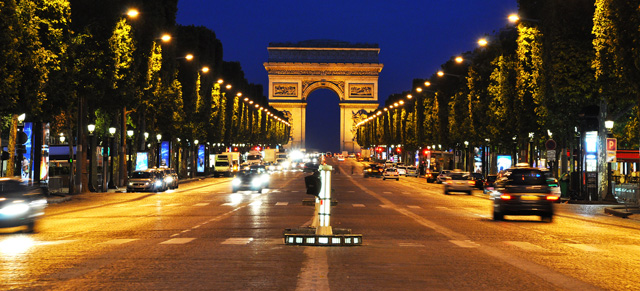 Les Champs-Elysées à Paris