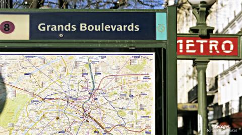 Combien se loue le m² des bureaux parisiens près du métro ou du RER ?